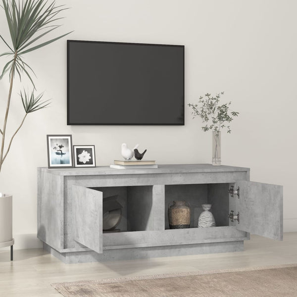 Betongrauer Couchtisch 102x50 cm
