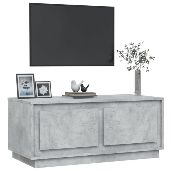 Betongrauer Couchtisch 102x50 cm