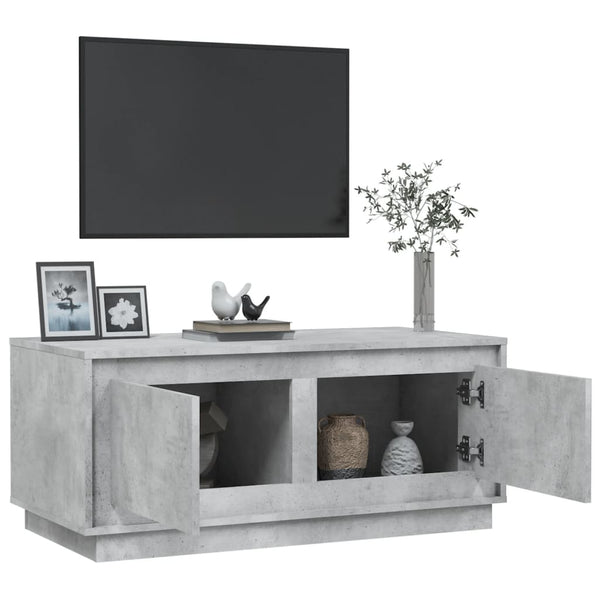 Betongrauer Couchtisch 102x50 cm