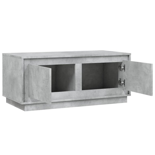 Betongrauer Couchtisch 102x50 cm