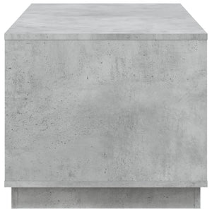 Betongrauer Couchtisch 102x50 cm