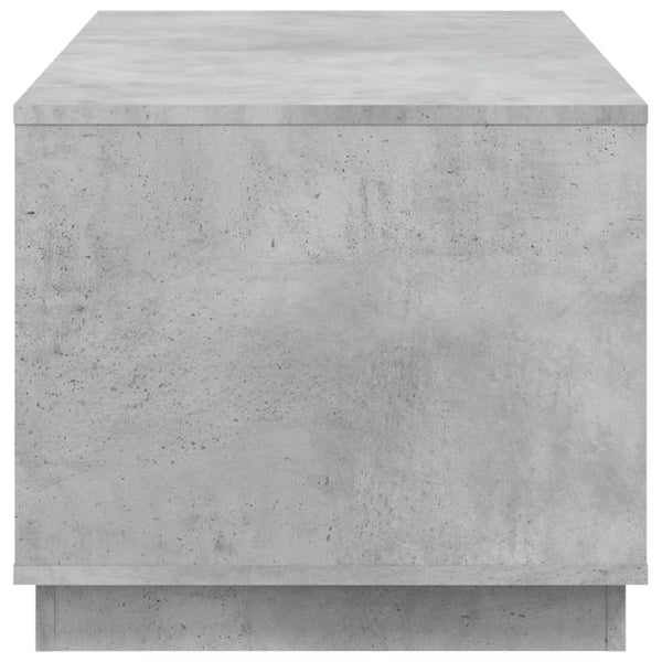 Betongrauer Couchtisch 102x50 cm