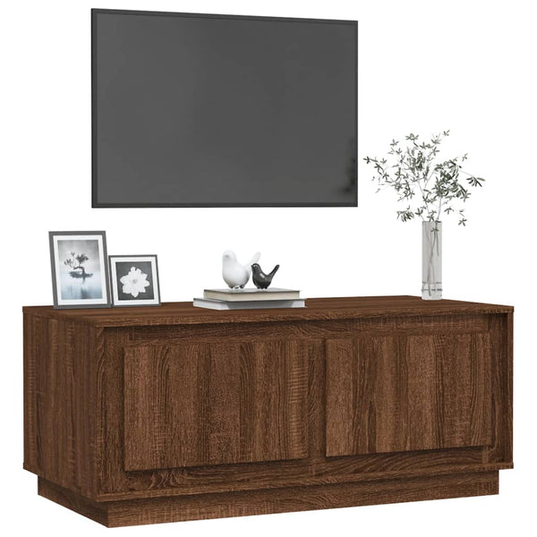 Couchtisch Braun Eichenoptik 102x50 cm