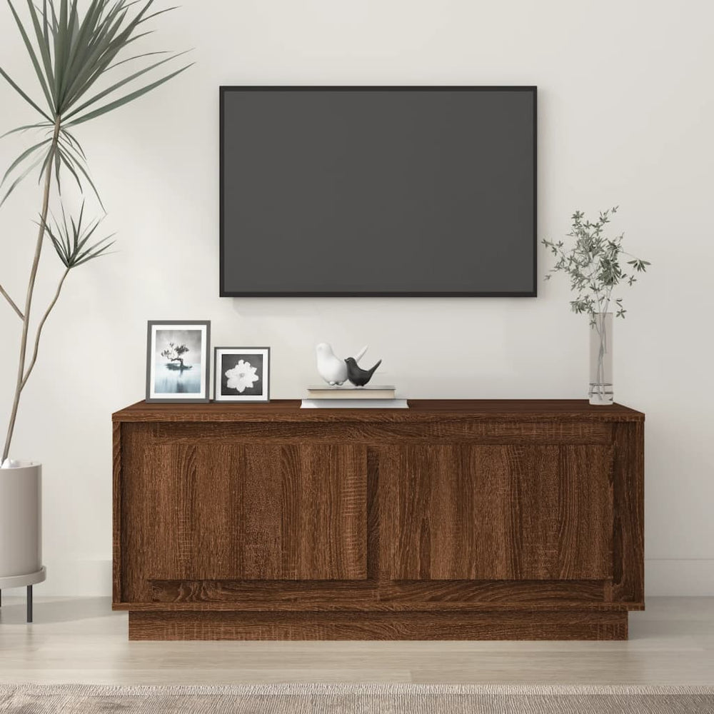vidaXL Coffee Table Brown Oak-look 102x50x44 cm Engineered Wood