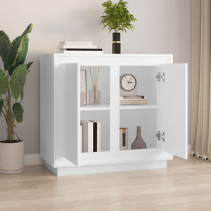 Weißes Sideboard 80 cm Holzwerkstoff
