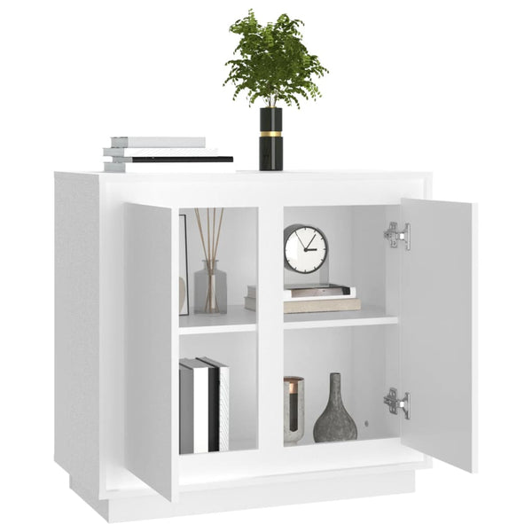 Weißes Sideboard 80 cm Holzwerkstoff