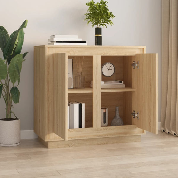 Sideboard Sonoma Eiche 80x34x75 cm