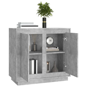 Betongraues Sideboard 80x34x75 cm