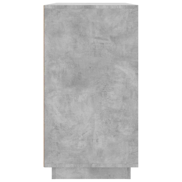 Betongraues Sideboard 80x34x75 cm