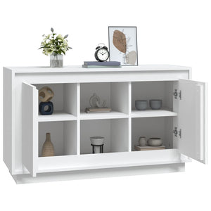 Weißes Sideboard 102 cm Holzwerkstoff