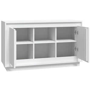 Weißes Sideboard 102 cm Holzwerkstoff