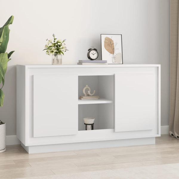 Weißes Sideboard 102 cm Holzwerkstoff