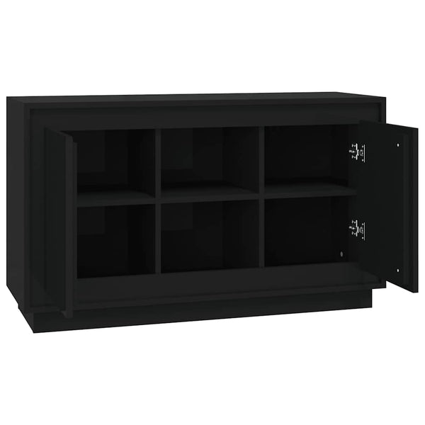 Schwarzes Sideboard 102 cm
