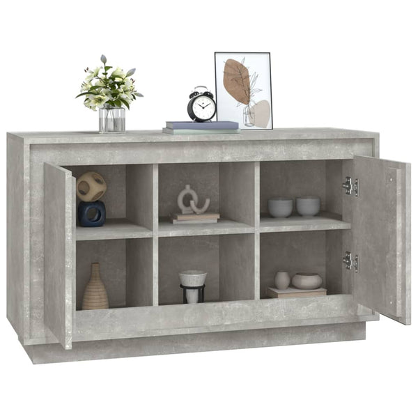 Betongraues Sideboard 102 cm
