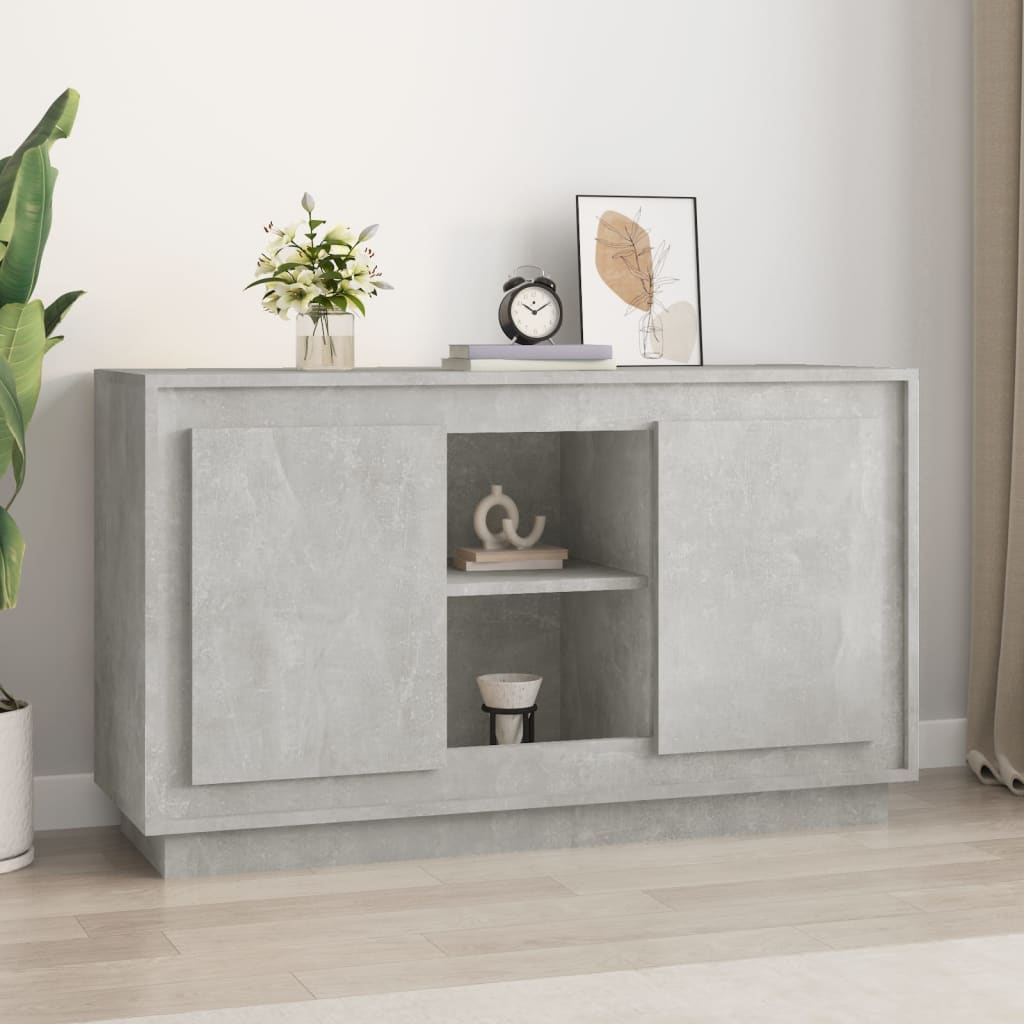 Betongraues Sideboard 102 cm