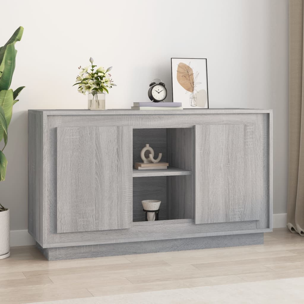Graues Sideboard Sonoma 102 cm