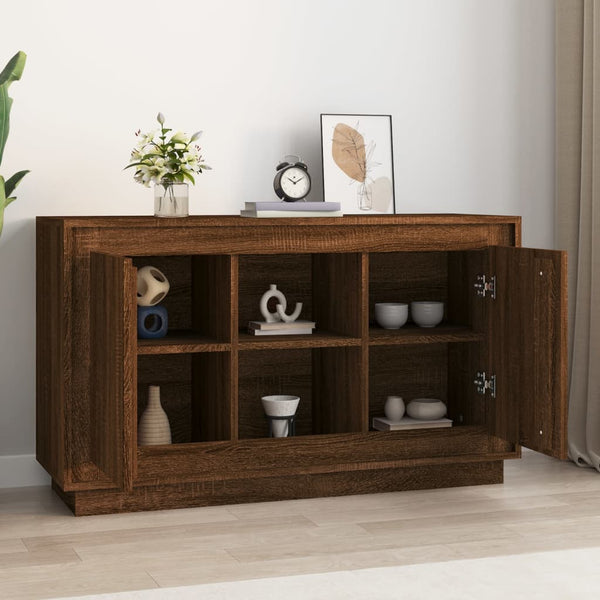 Sideboard Braun Eichenoptik 102 cm