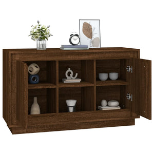 Sideboard Braun Eichenoptik 102 cm
