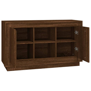 Sideboard Braun Eichenoptik 102 cm