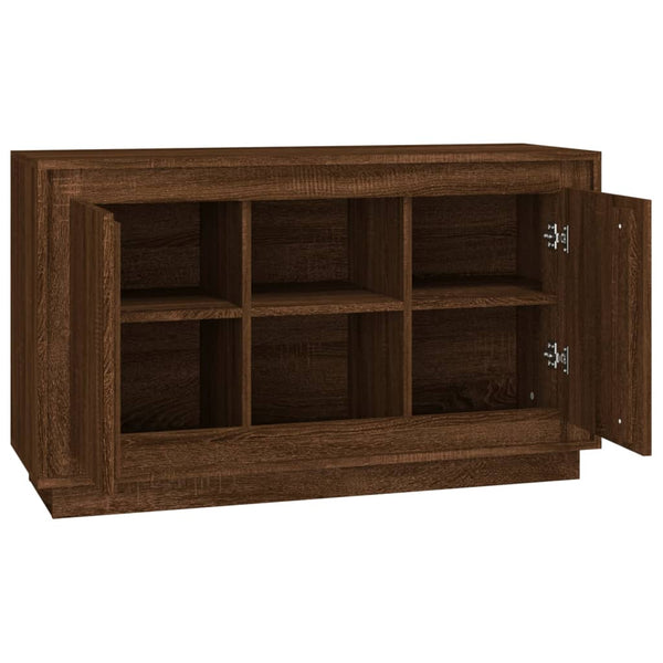 Sideboard Braun Eichenoptik 102 cm