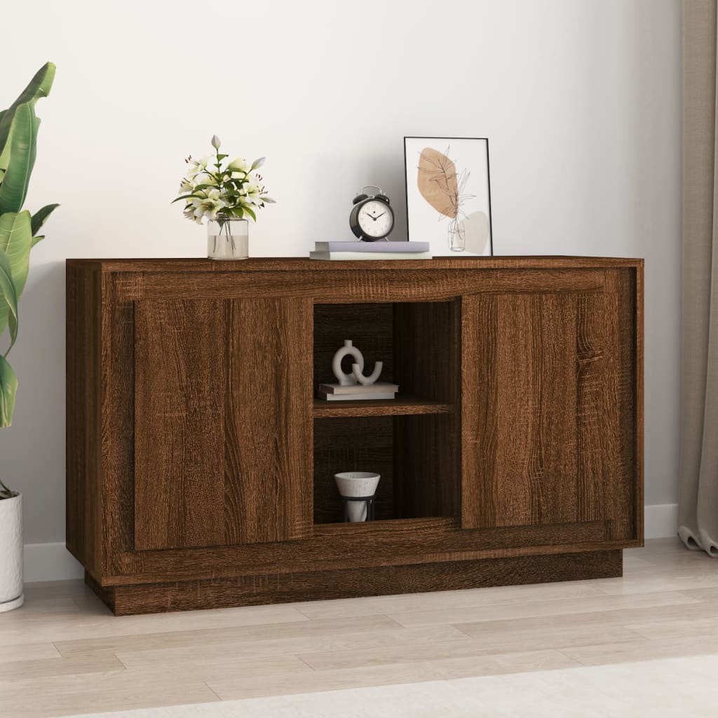 Sideboard Braun Eichenoptik 102 cm