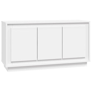 Weißes Sideboard 102 cm Holzwerkstoff