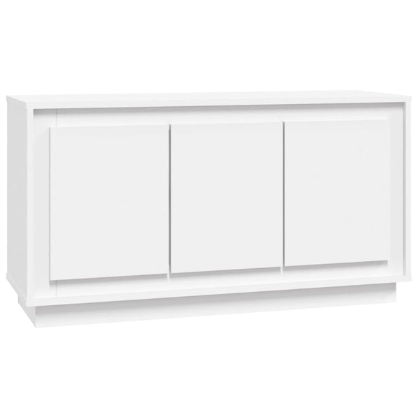 Weißes Sideboard 102 cm Holzwerkstoff