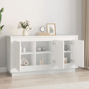 Weißes Sideboard 102 cm Holzwerkstoff
