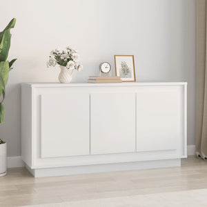 Weißes Sideboard 102 cm Holzwerkstoff