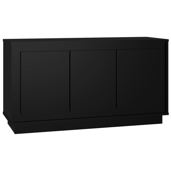 Schwarzes Sideboard 102x35x55cm