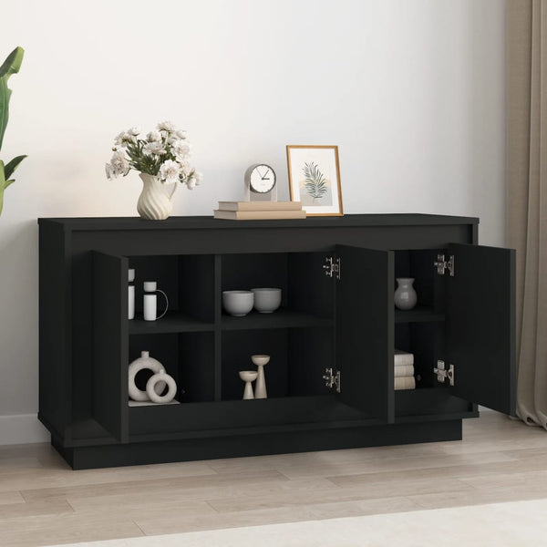 Schwarzes Sideboard 102x35x55cm