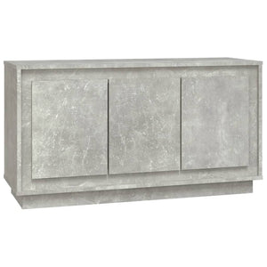 Betongraues Sideboard 102x35x55 cm