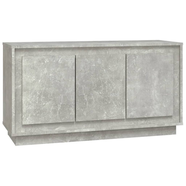 Betongraues Sideboard 102x35x55 cm