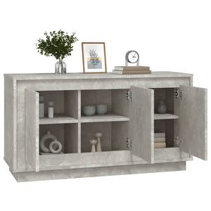 Betongraues Sideboard 102x35x55 cm