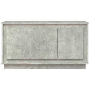Betongraues Sideboard 102x35x55 cm