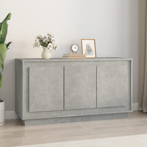 Betongraues Sideboard 102x35x55 cm