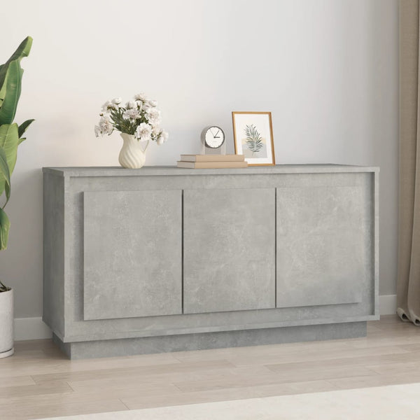 Betongraues Sideboard 102x35x55 cm