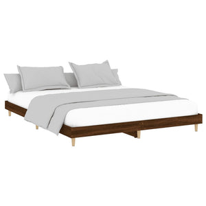 Bettgestell Braun Eiche 160x200 cm