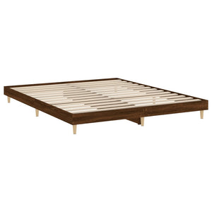 Bettgestell Braun Eiche 160x200 cm