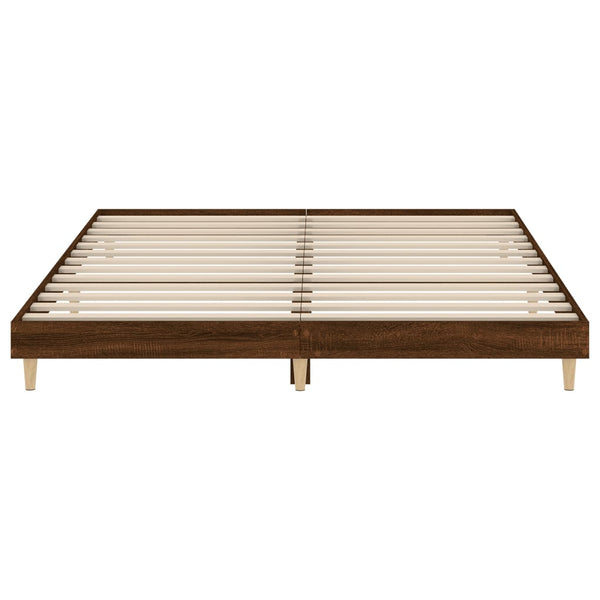 Bettgestell Braun Eiche 160x200 cm