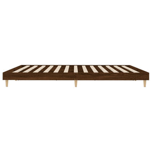 Bettgestell Braun Eiche 160x200 cm