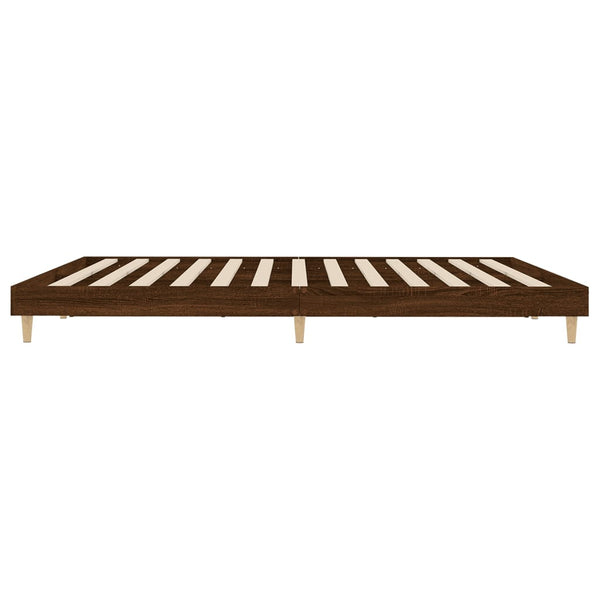 Bettgestell Braun Eiche 160x200 cm
