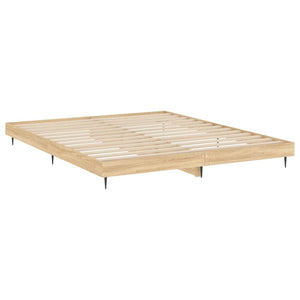 Bettgestell 200x200 cm Sonoma Eiche