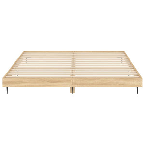 Bettgestell 200x200 cm Sonoma Eiche
