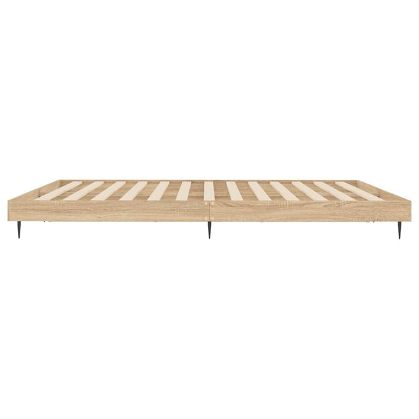 Bettgestell 200x200 cm Sonoma Eiche