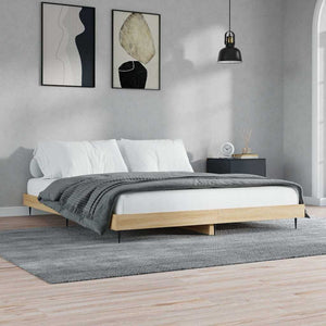 Bettgestell 200x200 cm Sonoma Eiche