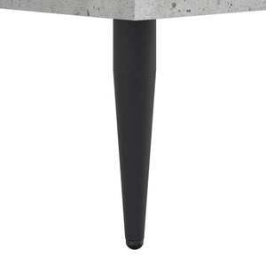 Bettgestell Betongrau 200x200 cm
