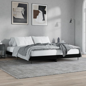 Bettgestell Schwarz 180x200 cm