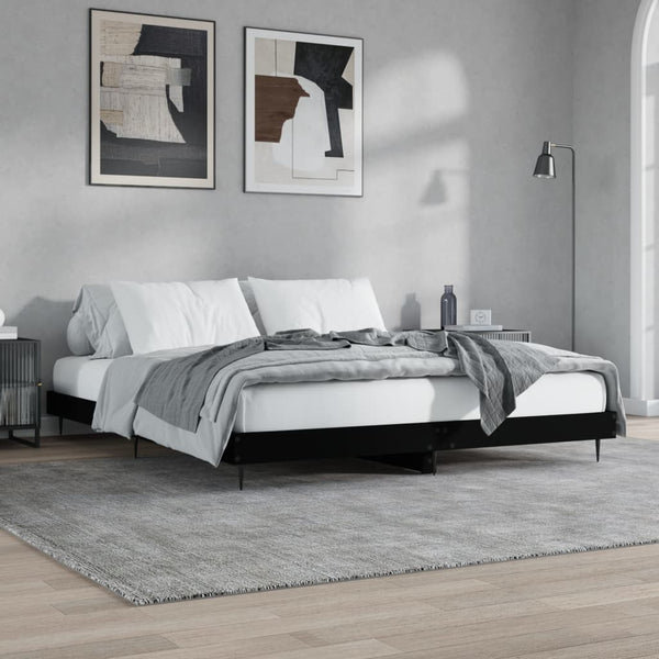 Bettgestell Schwarz 180x200 cm