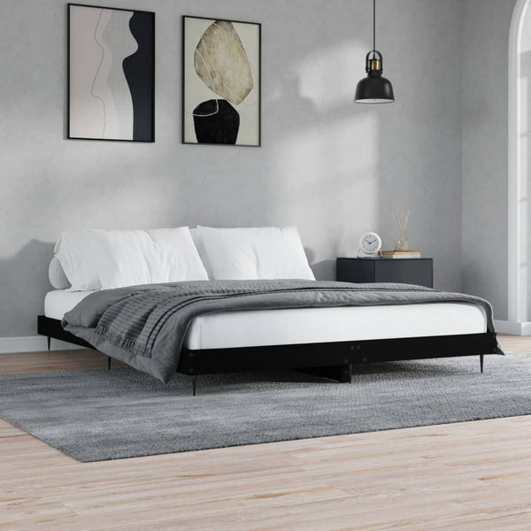 Bettgestell Schwarz 180x200 cm